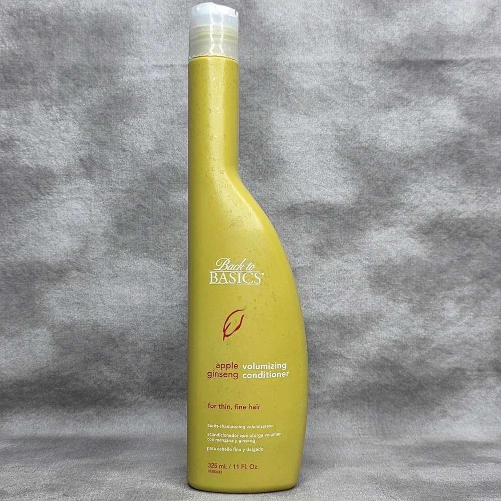 Back to Basics Volumizing Hair Conditioner Apple Ginseng 11oz For Thin Fine Hair